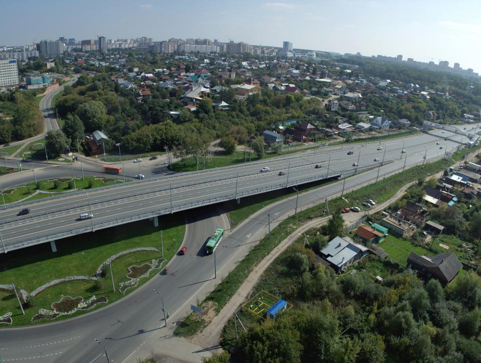 Транспортная развязка на площади Танковое кольцо